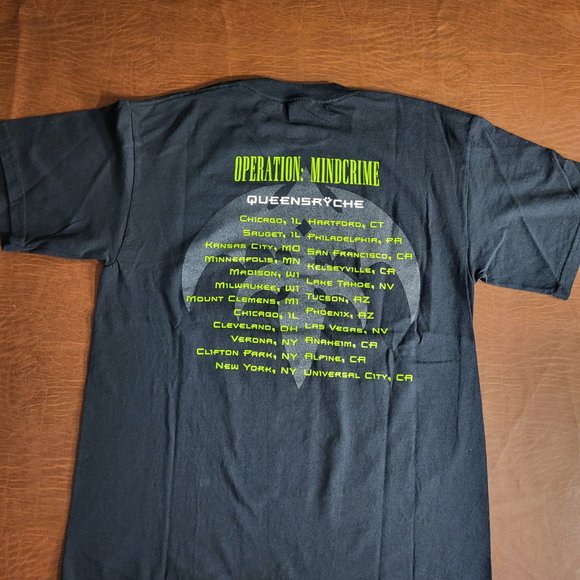 Vintage Queensryche "Operation: Mindcrime" World Tour 2005 Shirt Men's Medium - Picture 5 of 7